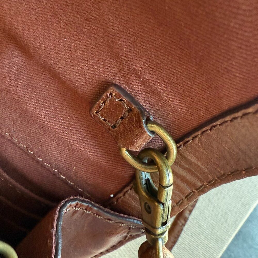 Frye Brown Leather Crossbody Bag with Removable Strap - Picture 5 of 6